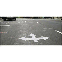 Load image into Gallery viewer, 3555-125 Mills Preformed Thermoplastic Symbol - Combo Arrow (Straight, Left &amp; Right)- 13&#39;2&quot; x 11&#39;2&quot;
