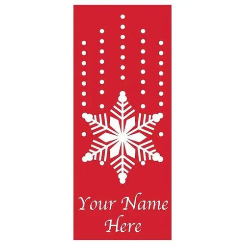 OF-419 Snowflake Pole Banner
