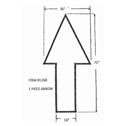 115D-Parking Lot Straight Arrow- 36