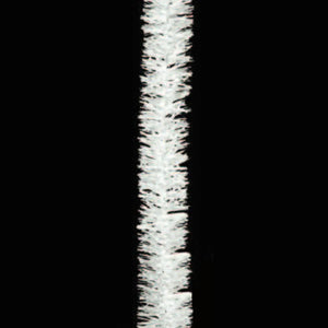 3" Fine H-Cut PVC - White - Unbranched Garland