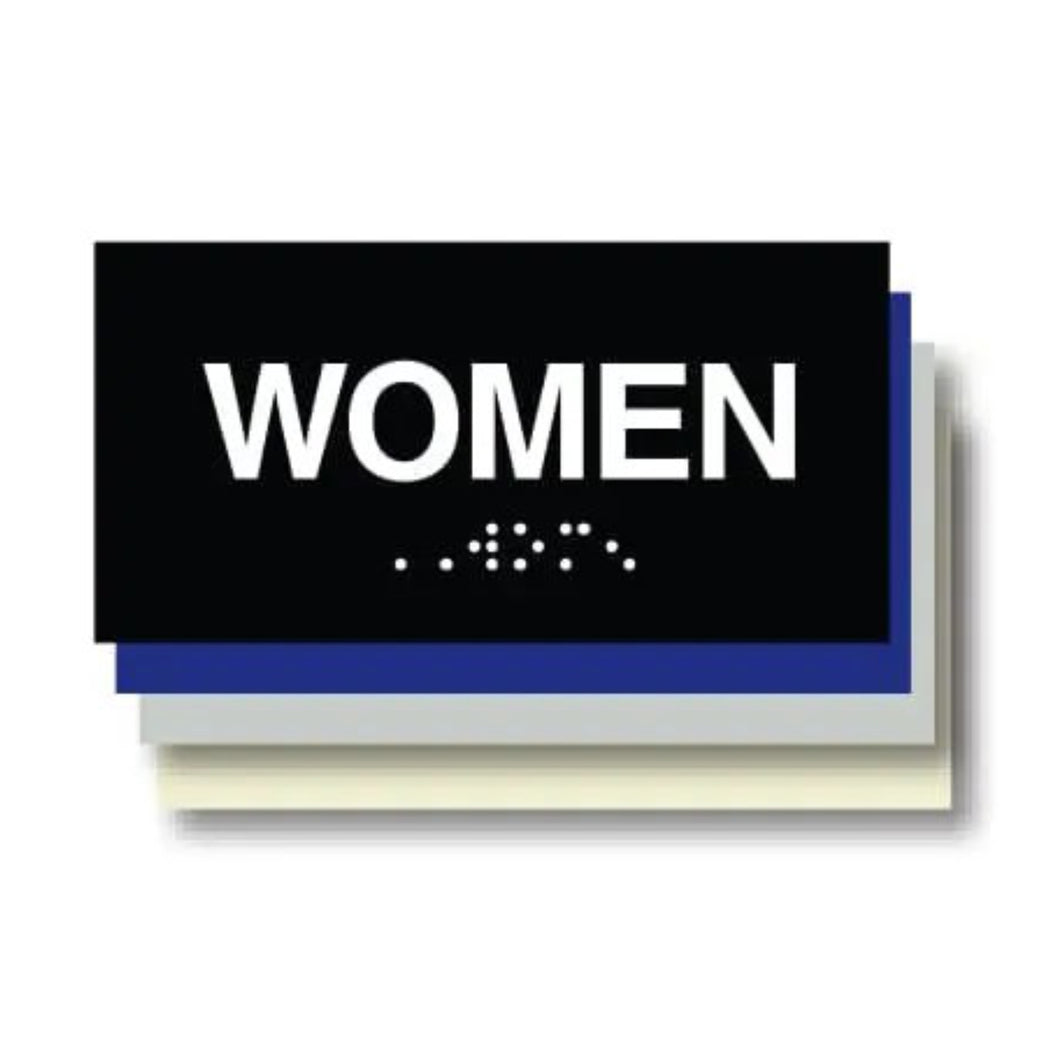 ADA Women Restroom Plaque 6