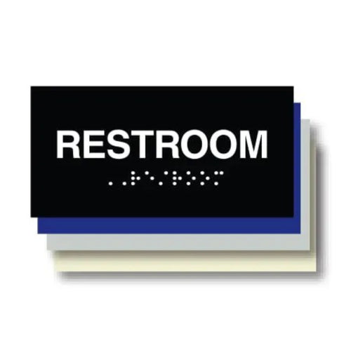 ADA Restroom Plaque 6