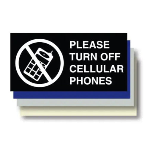 ADA Please Turn Off Cell Phone  Plaque 6