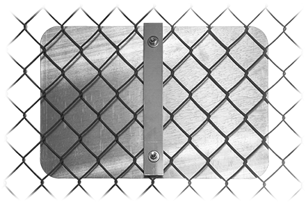 Chain Link Fence Sign Bracket