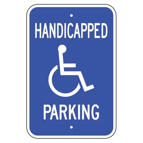 G-42 Handicapped Parking Sign 12