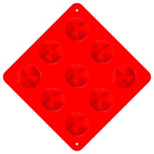 Load image into Gallery viewer, Type 1 Object Marker - Red with Plastic Circles