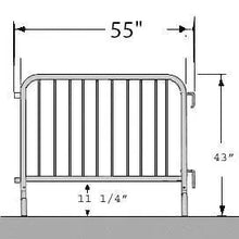 Load image into Gallery viewer, Parade Barricade-Bridge Feet 4&#39;7&quot;X43&quot;