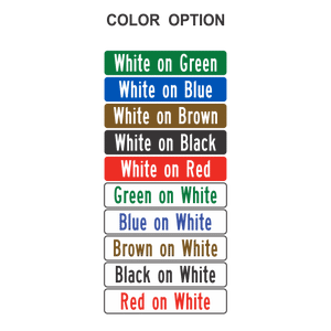 Ornamental Street Name Sign Cross Package