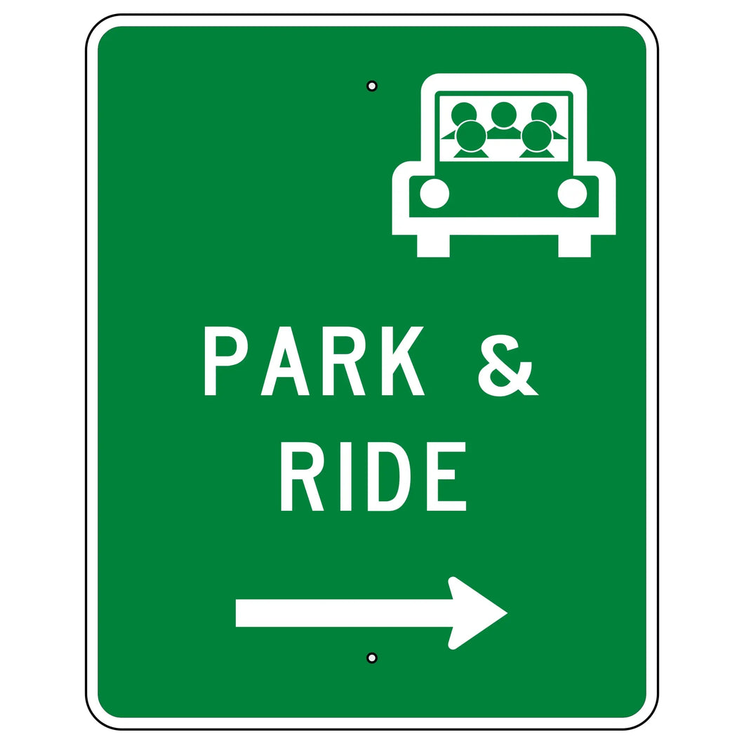 D4-2 Park and Ride Sign