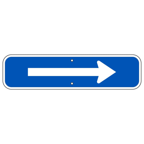 D9-2PB Blue Arrow Sign 24