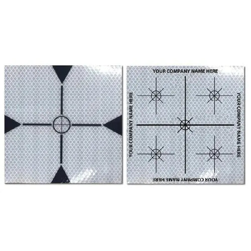 Reflective Laser Survey Targets - White