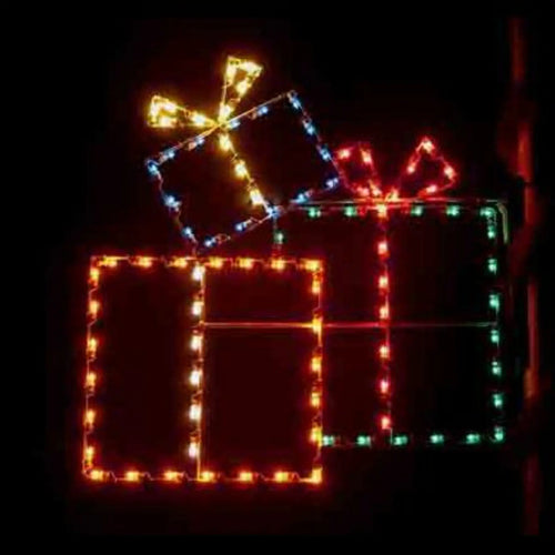 PM5-TRI-PACK 5' Triple Package - Lighted Pole Mount Decoration