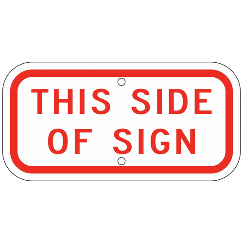 R7-202P This Side Of Sign Sign 12