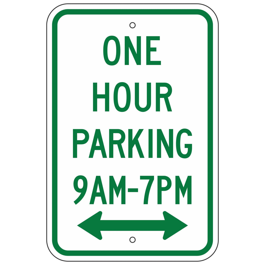 R7-5 Parking Restrictions Sign 12