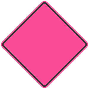Blank Sign with Border - Roll-Up Sign