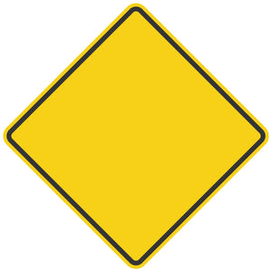 Blank Sign with Border - Roll-Up Sign