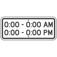 Load image into Gallery viewer, S4-1P School Zone Times Sign
