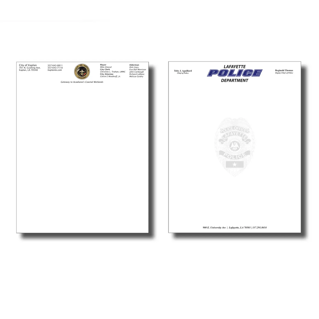 Custom Letterhead