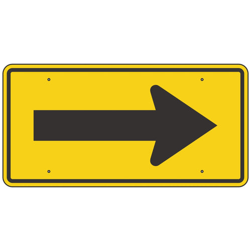 W1-6 Arrow Sign
