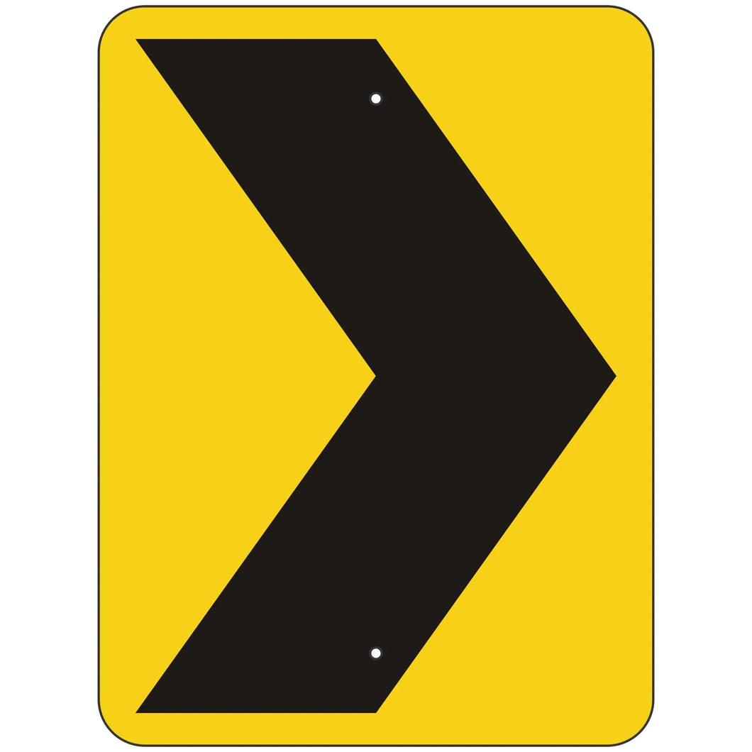 W1-8 Chevron Sign