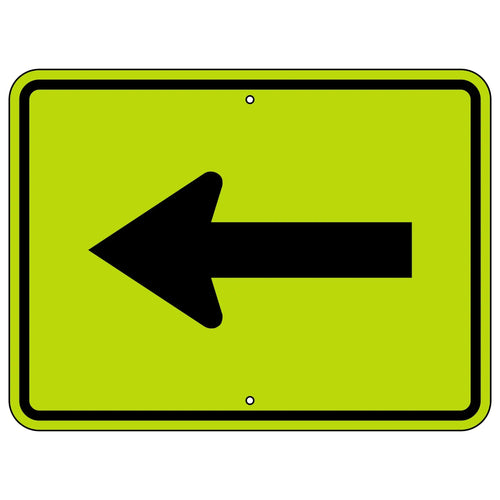 W16-5P Left Arrow Sign