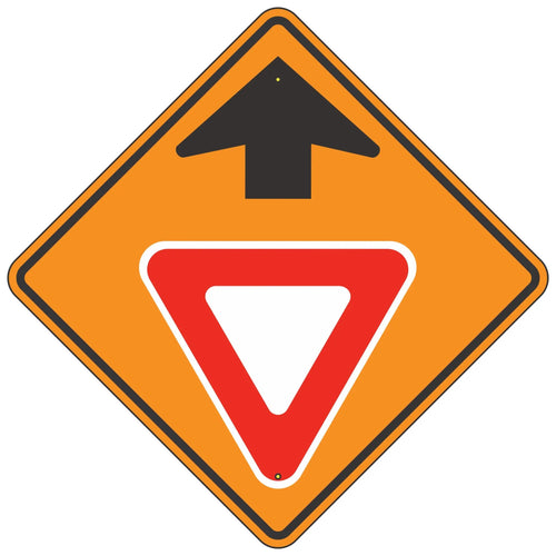 W3-2 Yield Ahead Symbol Sign