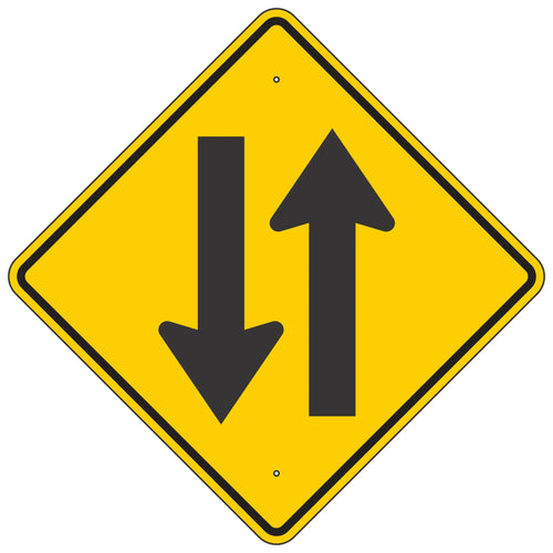 W6-3 Two-Way Traffic Sign 36